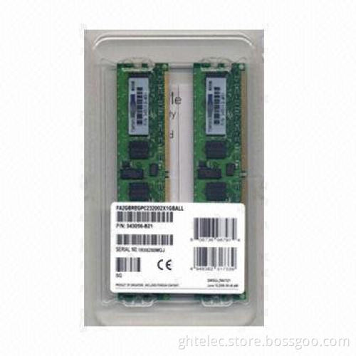 Original Brand Server RAM, 2GB (2 x 1GB) PC2-3200 DDR1, 400MHz, 240-pin SDRAM